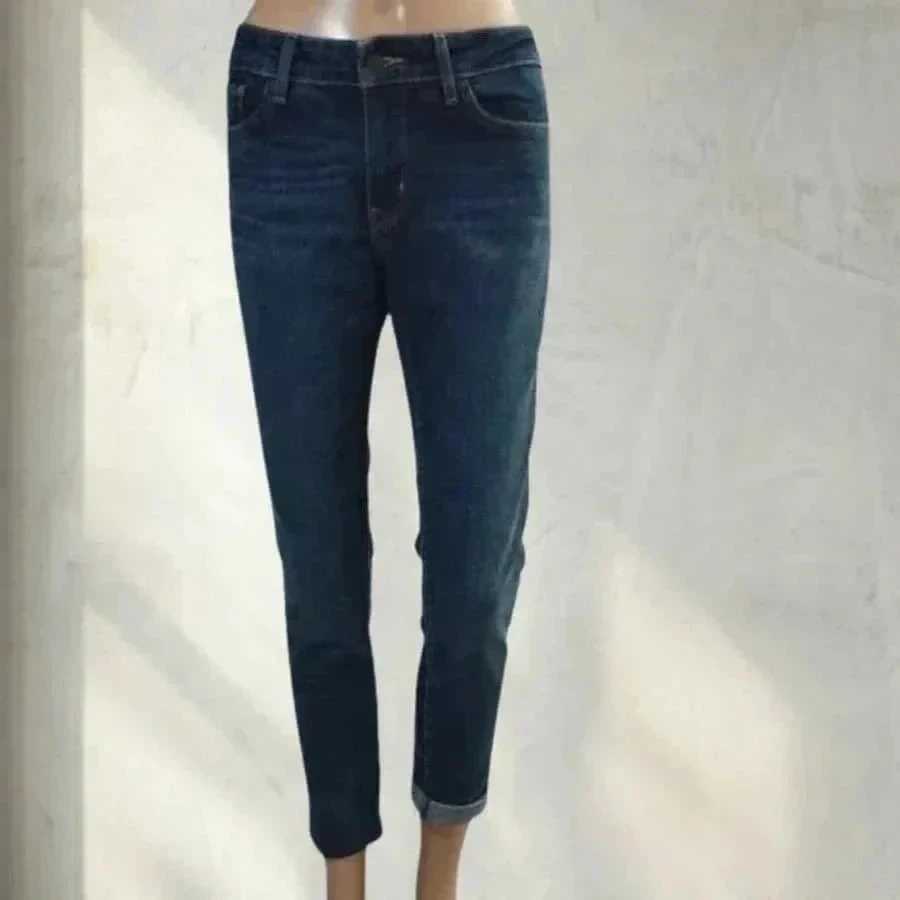 LEVI'S 711 qualidade crafted - corte skinny crop - cintura baixa - elástico - qualidade irrepreensível – photo 3